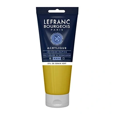 Image of Lefranc Bourgeois, Acrylic Paint, Textured Green, 1 stück (1er Pack)