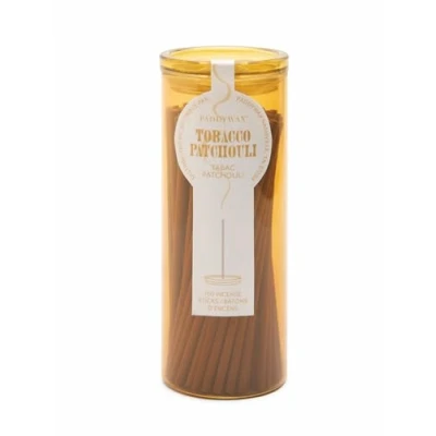 Image of Paddywax Haze Collection Incense Sticks in Glass Jar, 100 Piece, Tobacco Patchouli