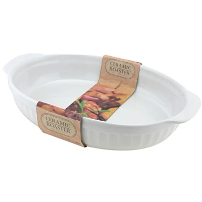 Image of Apollo Oval Roaster, White, 36 x 24