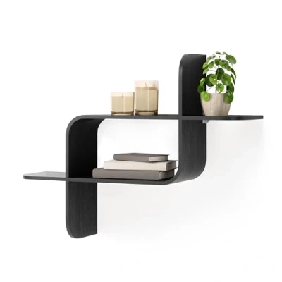 Image of Umbra Montage Wall Shelf, Black