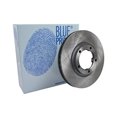Image of 581294A100 Brake disc BLUE PRINT ADG04378 Front Axle 254mm 24mm 5 Hole 108mm internally vented Coated