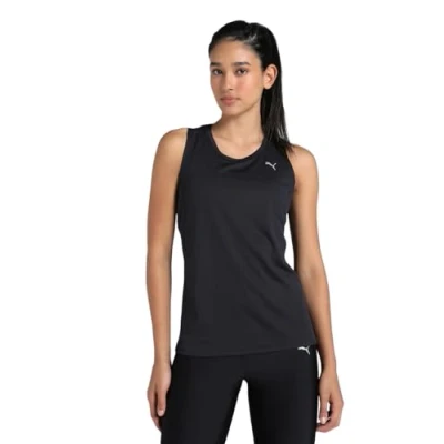 Image of W Run Velocity Tank (Poly) Puma Black