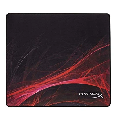 Image of HyperX HX MPFS S L FURY Speed Edition Pro Gaming Mouse pad (45cm x 40cm), black / red