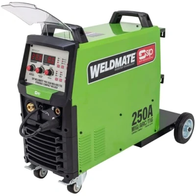 Image of SIP WELDMATE® PRO MIG Welder 230V 250A 3 in 1 MIG/ARC/TIG Synergic Compact Inverter Welding Machine