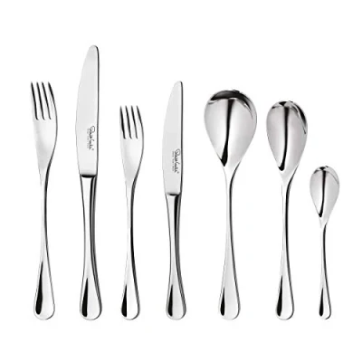 Image of Robert Welch RW2 Bright, 7 Piece Cutlery Place Setting. Made from Stainless Steel. Dishwasher Safe.