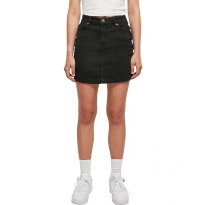 Image of Urban Classics Stretch Aline skirt, Women&#039;s, Size: 26, Black washed