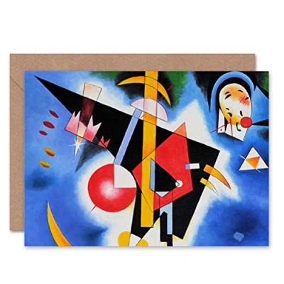 Image of Wee BLUE Coo IM BLAU IN BY WASSILY KANDINSKY NEW ART GREETINGS GIFT CARD