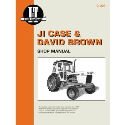 Image of JI Case &amp; David Brown Gasoline Diesel Model 770 4600 Tractor Service Repair Ma