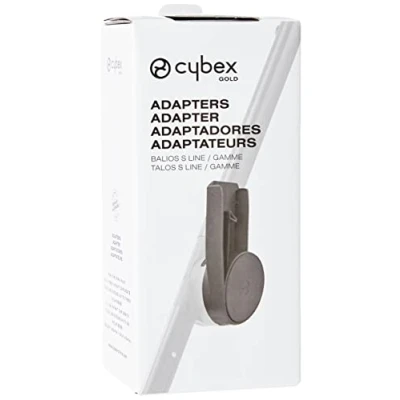 Image of Cybex Gold Car Seat Adapters, Small, Connect Cybex/gb Seats to Balios S/Talos S Pushchair Frames, Black