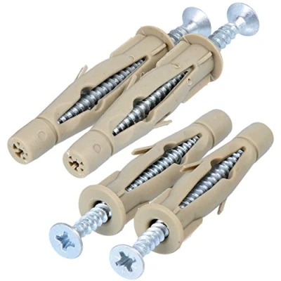 Image of 25x Cavity Wall Screws M8 x 50mm Expanding Hollow Drywall Fixings