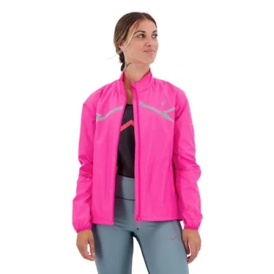 Image of Asics 2012C862 700 LITE SHOW Jacket Women&#039;s PINK GLO Size XS