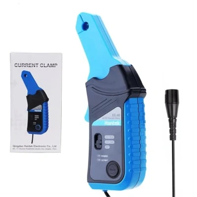 Image of Hantek CC65 AC/DC Current Clamp Meter for Oscilloscope 20KHz Bandwidth 1mV/10mA 65A with BNC Connector