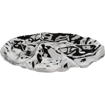 Image of Alessi LC14 Pepa Four Section Hors D&#039;Oeuvre Dish, Silver