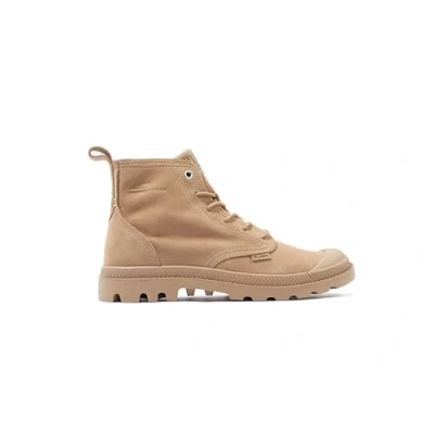 Image of Palladium HI SKIN Hightop trainers, Size: 9.5, Beige Leather