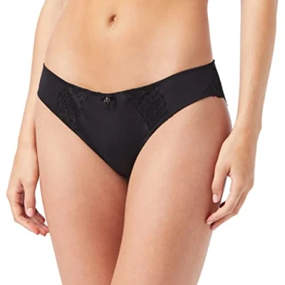 Image of Pretty Polly Women&#039;s Imogen Brief, Black (Blk Black), L UK