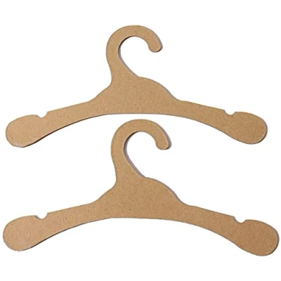 Image of Runaup Baby Cardboard Hangers, Eco Friendly Recycled Paper Clothes Hanger for Kids Childrens (20 Pack)