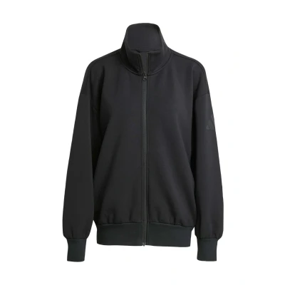 Image of adidas Sportswear ALL SZN LUX Loose FULL Zipup sweatshirt, Women&#039;s, Size: XXS, Black