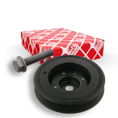 Image of 06H105243C, 06H105243F, 06H105243G, 06H105243GS1, 06H105243K Crankshaft Pulley FEBI BILSTEIN 33568 AUDI: Q5, A5 B8 Coupe, A6 C7 Avant
