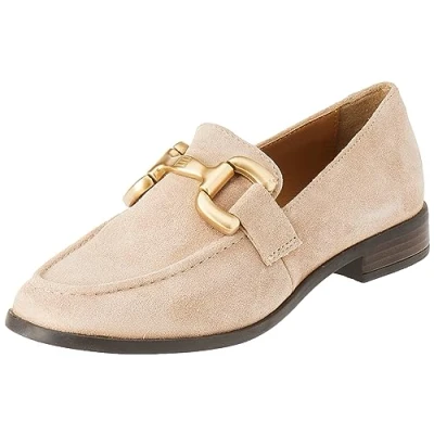 Image of BAGATT Women&#039;s Rosalie Loafers, Sand, 7.5 UK