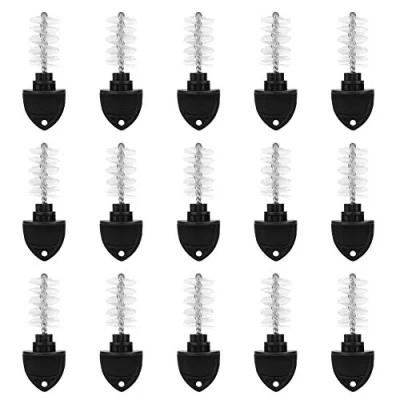 Image of TOPINCN 15Pcs Beer Tap Plug Brushes, Fit Snugly Into The Stout for Most Standard Taps Draft Faucet Nylon Grade Brush Dustproof Black