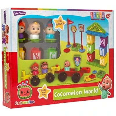 Image of John Adams Fun Bricks CoComelon World: Build and play! Preschool Building Blocks Ages 2+