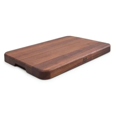Image of Boos Block Chop N Serve All Purpose Chopping Large Wooden Serving Board Walnut Safe for Food Preparation 20 x 14 1 Inches