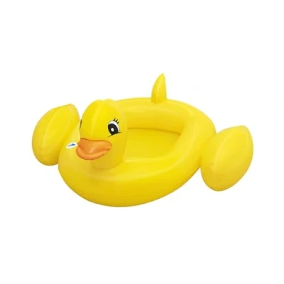 Image of Bestway Funspeakers Duck Baby Boat, Inflatable Float with Built In Speakers, Yellow