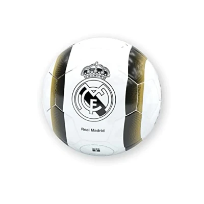Image of Real Madrid Black and White Shield Ball Size 5