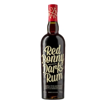 Image of Red Bonny Dark Rum Demerara Guyana 40% ABV 70cl