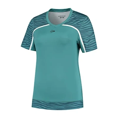 Image of Dunlop Sports Women&#039;s Ladies Game Tee 2 Tennis Shirt, Teal, M