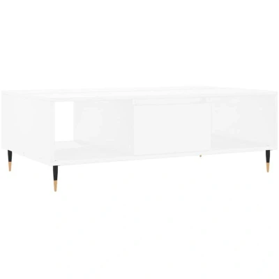 Image of vidaXL Coffee Table White 104x60x35 cm Engineered Wood