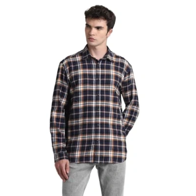 Image of JACK &amp; JONES Men&#039;s Jjjoshua Fall Flannel Shirt Ls Casual, Hawaiian Sunset, M