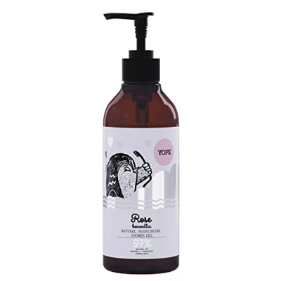 Image of Yope Natural Nourishing Shower Gel with Rose Extract and Boswellia 400ml