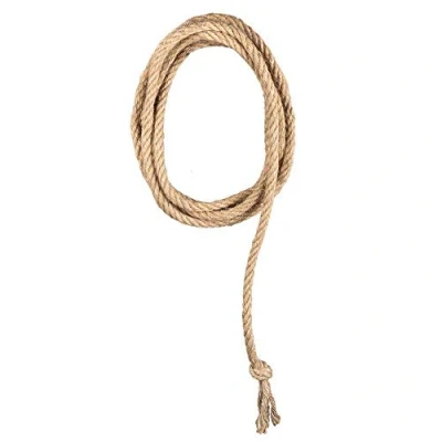 Image of Boland 54343 Lasso/Western Rope, Length 185 cm, Colour: Beige, 100% Jute, Great Accessory for Riders or Cowboys Carnival, Theme Party, Fancy Dress, Accessory, Costume