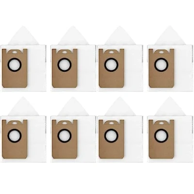 Image of GYing Pack of 8 leak proof dust bags for Laresar L6 Nex robot vacuum cleaners