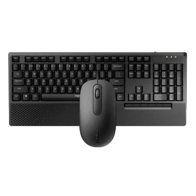 Image of Rapoo NX2000 Wired Desktop Combo Set Black (QWERTY)