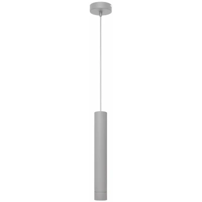 Image of Helam Tuba Slim Pendant Ceiling Light Grey 10cm