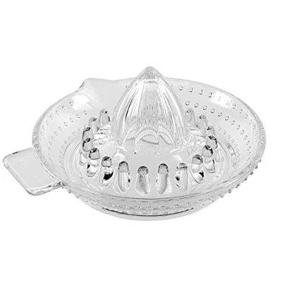 Image of KitchenCraft Manual Glass Citrus Juicer, Lemon Squeezer, 14.5 cm
