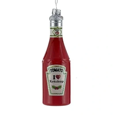 Image of Ketchup Bottle Glass Christmas Ornament by Kurt Adler