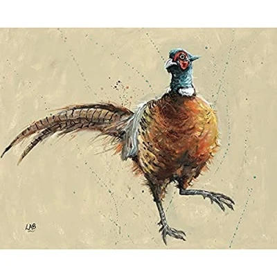 Image of Artze Wall Art Fowl Play Canvas Print, Multi Colour, 40 x 50 cm