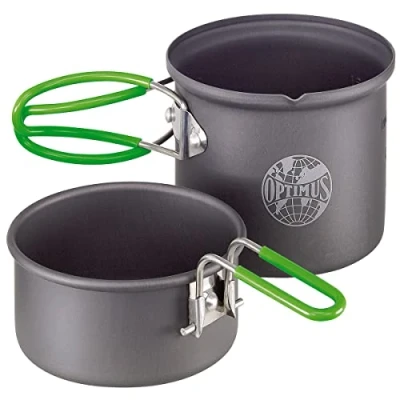 Image of OPTIMUS Terra Solo Cooking Set, 0.6 L, Grey, Aluminium, Mess Kit