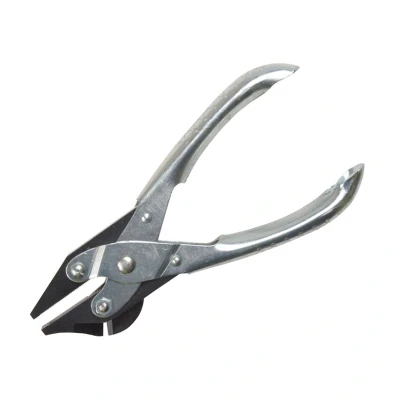 Image of Maun 4950 160 Side Cutter Parallel Plier for Hard Wire mm Cuts 2.5 and 4.0 Soft Serrated Jaws Grip V Slot to Hold Rod Professional Quality
