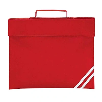 Image of Quadra Classic Book Bag 5 Litres (Pack of 2) (One Size) (Classic Red)