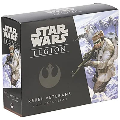 Image of Atomic Mass Games Star Wars Legion: Rebel Expansions: Expansions Veterans Unit Expansion Miniatures Game Ages 14+ 2 Players 90 Minutes Playing Time