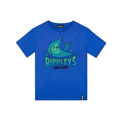 Image of Fortnite Boys T Shirt Rippley Blue 9 11 Years