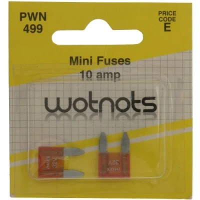 Image of Pearl PWN499 Mini Fuses 10 A (2 Pieces)