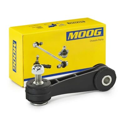 Image of 1J0411315G Anti roll bar link MOOG VO LS 4916 Front Axle Left, Right 105mm M10X1.5 Plastic VOLKSWAGEN: Golf 4, Bora Saloon