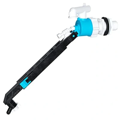 Image of SPARES2GO Side Entry Ball Valve Toilet Cistern Filling Adjustable Float Arm Inlet (1/2&quot;)