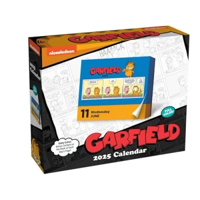 Image of Garfield 2025 Day to Calendar: Original Andrews McMeel Tagesabreißkalender [Kalendar]