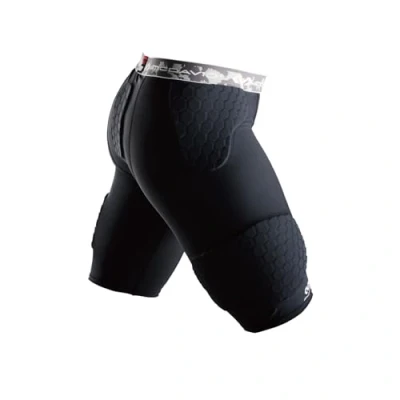 Image of Mcdavid 7991 HexPad Wrap Around Basketball Short Black XX Large